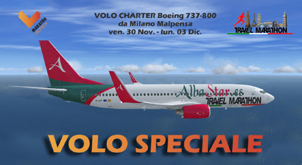 VOLO CHARTER DA MILANO MALPENSA